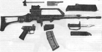 Неполная разборка винтовки HK G36