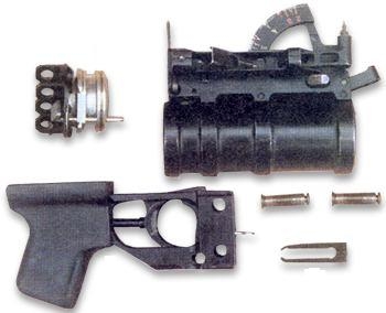 Неполная разборка гранатомета ГП-30