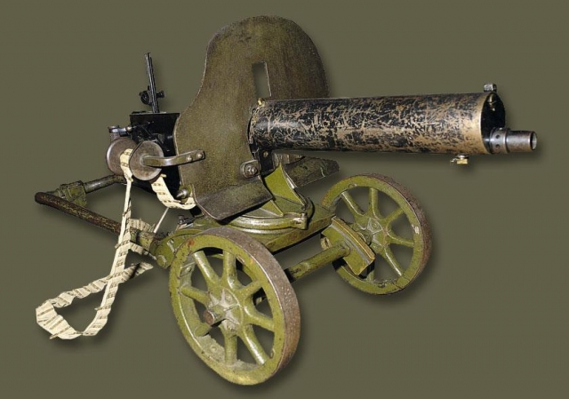 Пулемет Максим обр. 1905 года на станке Соколова