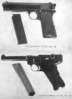 Пистолеты Colt 1905 и Luger калибра .45