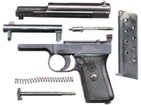 Неполная разборка пистолета Mauser 1910