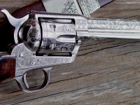 Револьвер Colt SAA второго поколения с гравировкой