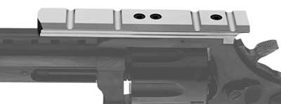 Установка планки для альтернативных прицельных приспособлений на револьвер Taurus Raging Bull
